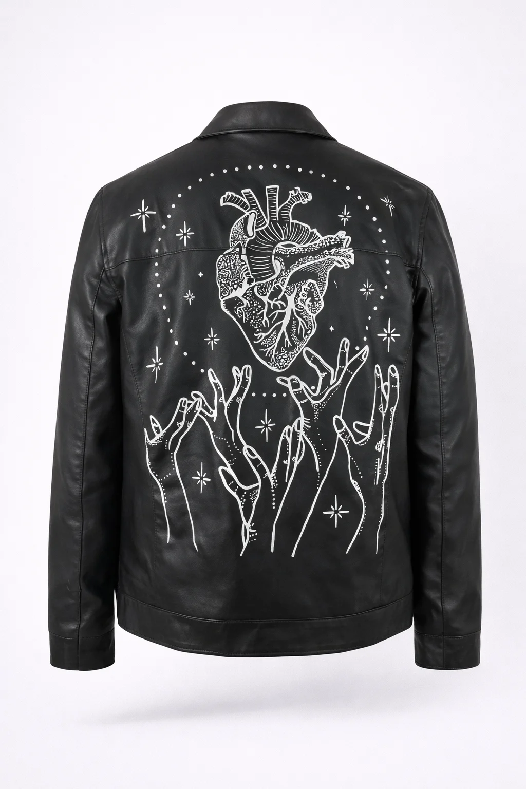 Heart Catch Leather Jacket