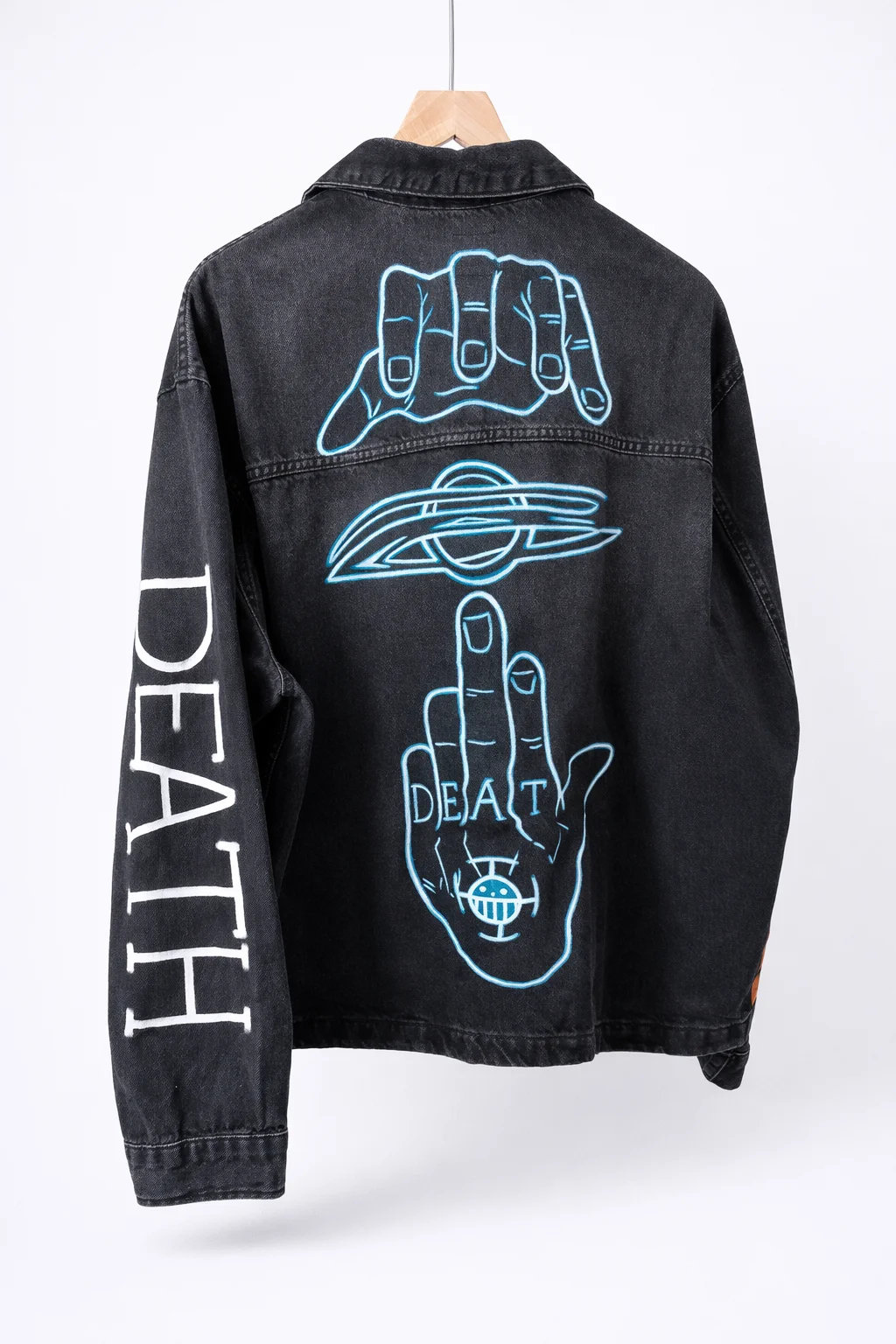 One Piece Denim Jacket — alternate view